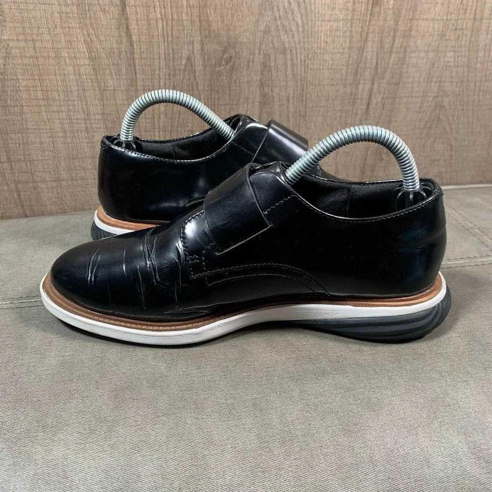 Cole‎ Haan Grand Evolution Womens Size 5D Black Loafer Shoes W08364 Round Toe